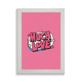 تابلو عاشقانه طرح much love کد PF-27091