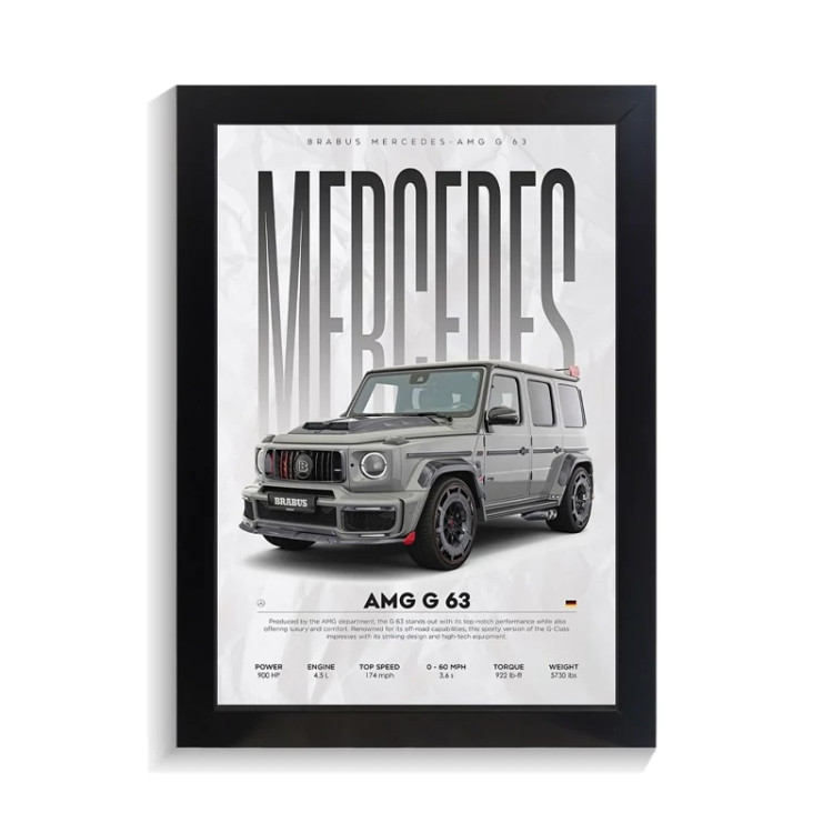 تابلو ماشین طرح بنز AMG G63 کد PF-23168