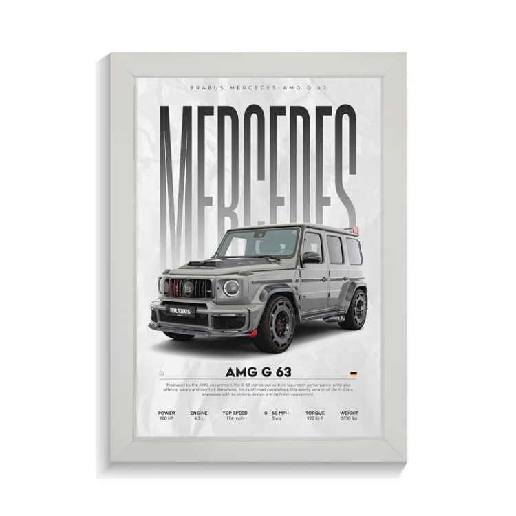 تابلو ماشین طرح بنز AMG G63 کد PF-23168
