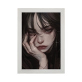 تابلو دخترانه طرح Sad girl کد PF-25006