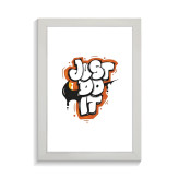 تابلو تایپوگرافی طرح just do it کد PF-15055