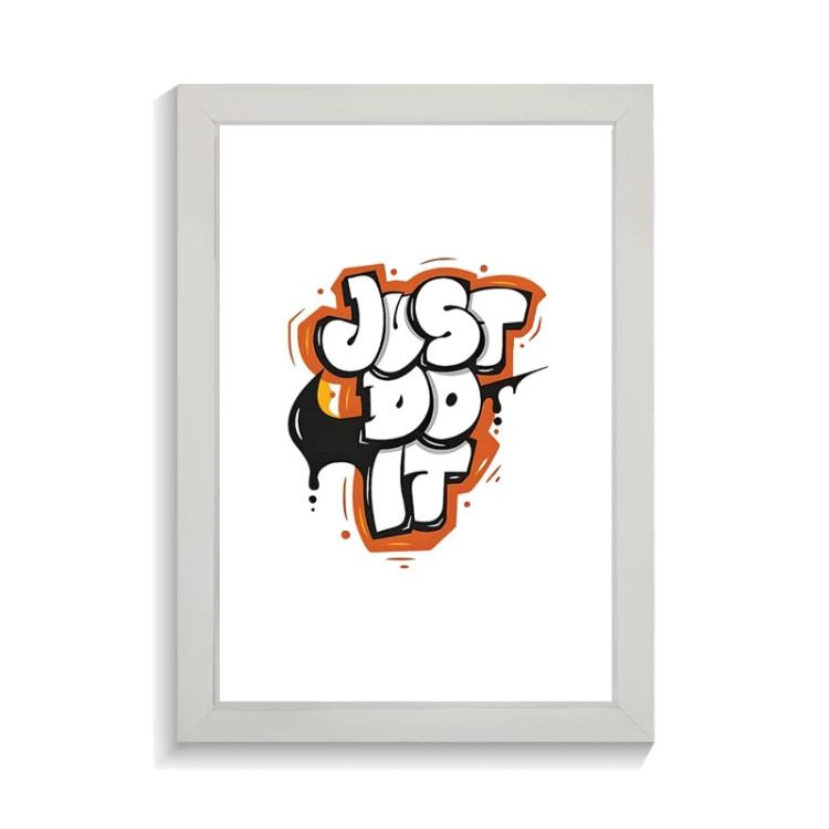 تابلو تایپوگرافی طرح just do it کد PF-15055