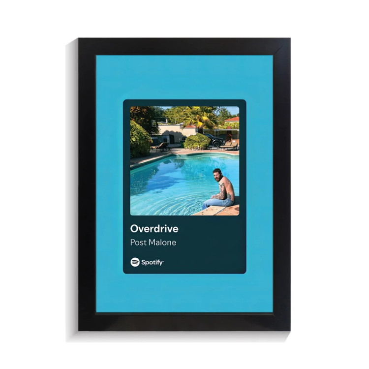تابلو خواننده طرح موزیک پلیر Overdrive پست مالون کد PF-20482