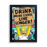 تابلو فانتزی طرح DRINK MORE COFFE کد PF-21060