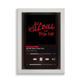 تابلو خواننده طرح موزیک پلیر Kill Bill دوجا کت کد PF-20318