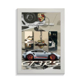 تابلو ماشین طرح پورشه 911 GT3 RS کد PF-23426