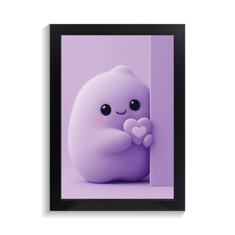 تابلو کودکانه طرح purple کد PF-26110