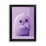 تابلو کودکانه طرح purple کد PF-26110