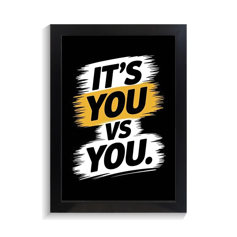 تابلو تایپوگرافی طرح you کد PF-15061