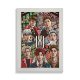 تابلو خواننده طرح Monsta x کد PF-20239