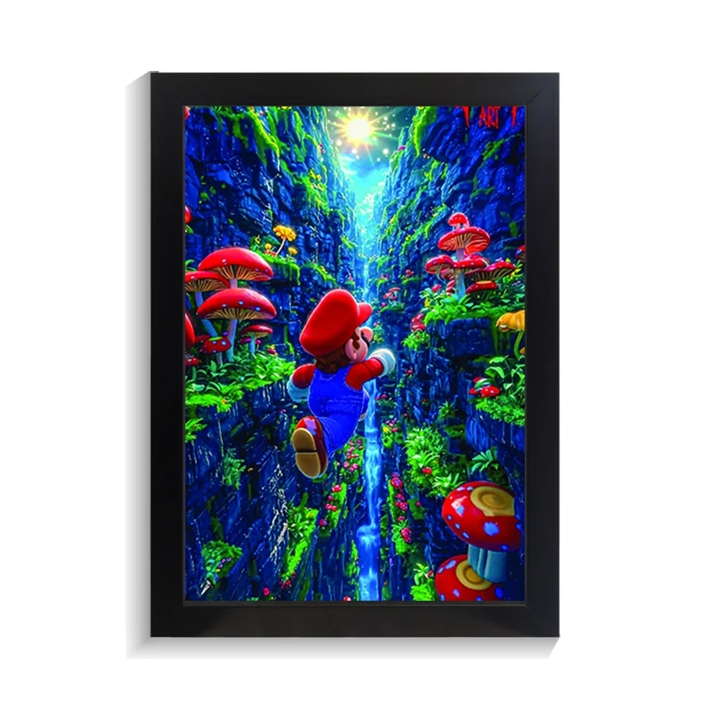 تابلو گیمینگ طرح سوپر ماریو کد PF-30004