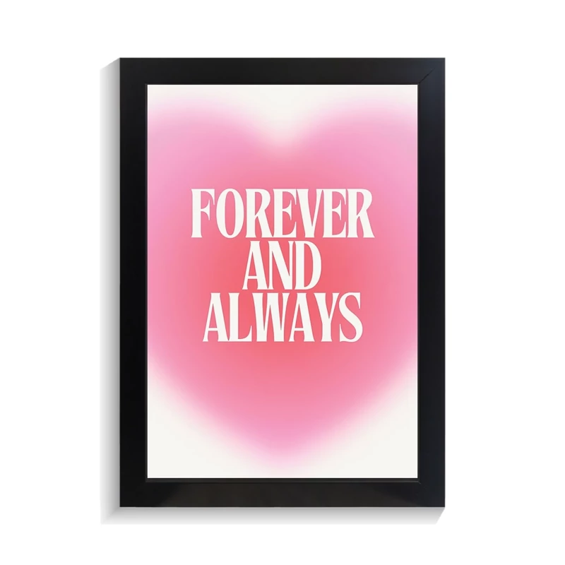 تابلو عاشقانه طرح forever کد PF-27086