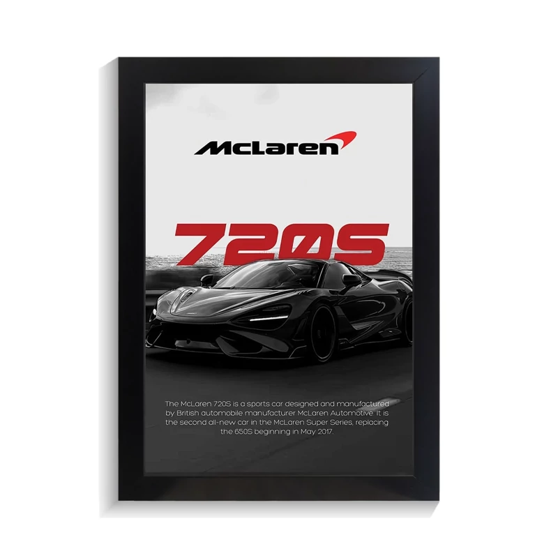 تابلو ماشین طرح مک لارن 720s  کد PF-23896