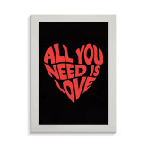 تابلو عاشقانه طرح all you need کد PF-27088