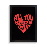 تابلو عاشقانه طرح all you need کد PF-27088