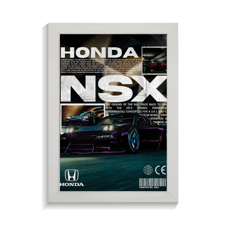 تابلو ماشین طرح هوندا NSX کد PF-23281