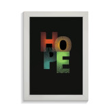 تابلو تایپوگرافی طرح hope کد PF-15047