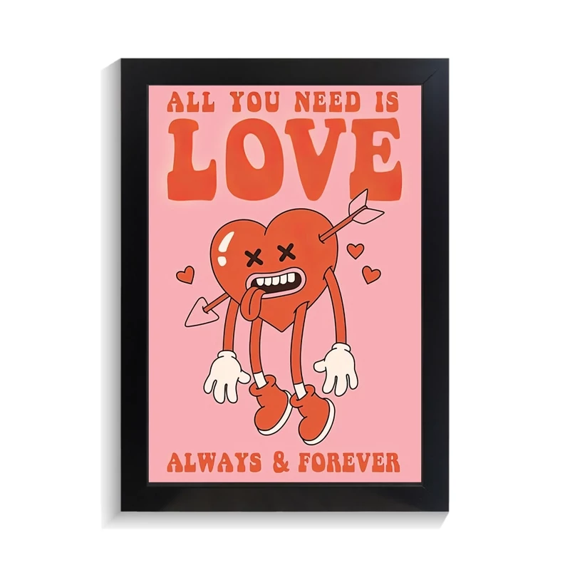 تابلو عاشقانه طرح love forever کد PF-27063
