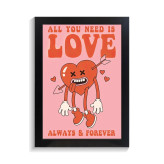 تابلو عاشقانه طرح love forever کد PF-27063