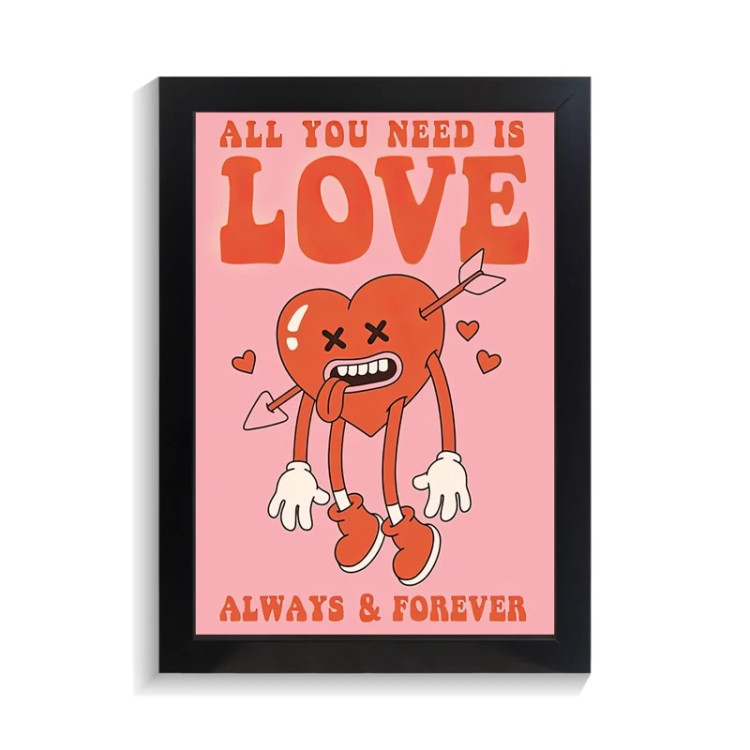 تابلو عاشقانه طرح love forever کد PF-27063