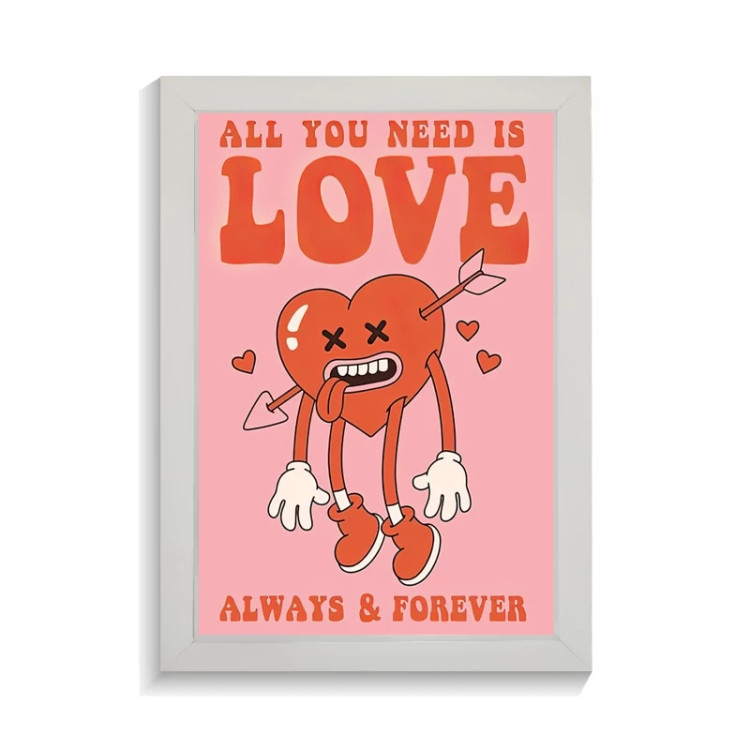 تابلو عاشقانه طرح love forever کد PF-27063