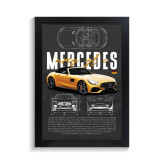 تابلو ماشین طرح بنز AMG GT C کد PF-23198