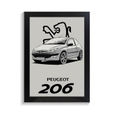 تابلو ماشین طرح پژو 206 کد PF-23879