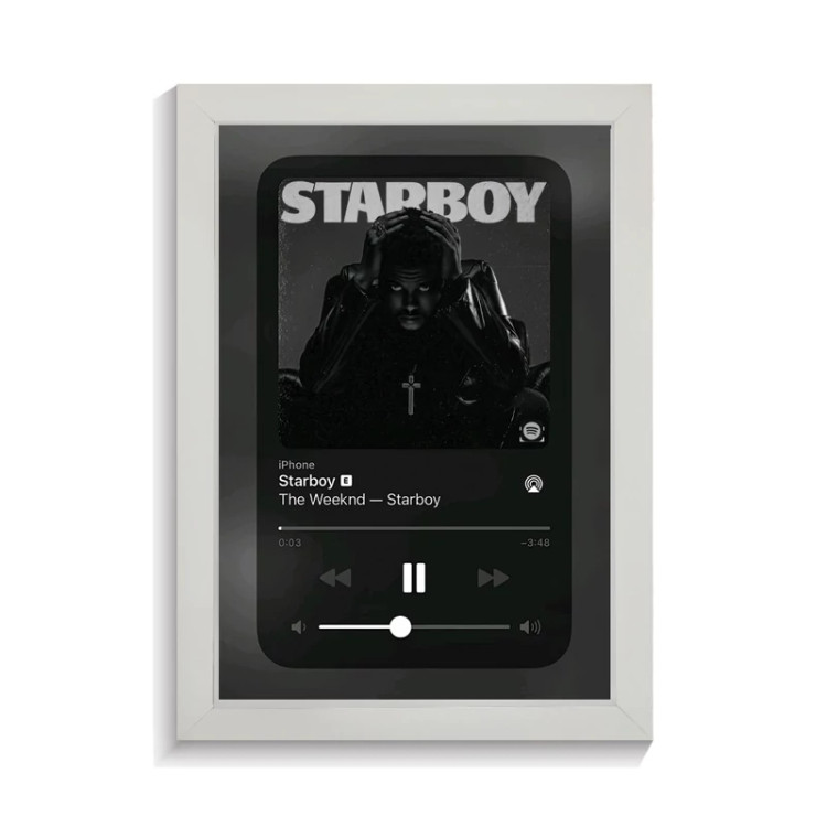 تابلو خواننده طرح موزیک پلیر starboy د ویکند کد PF-20574
