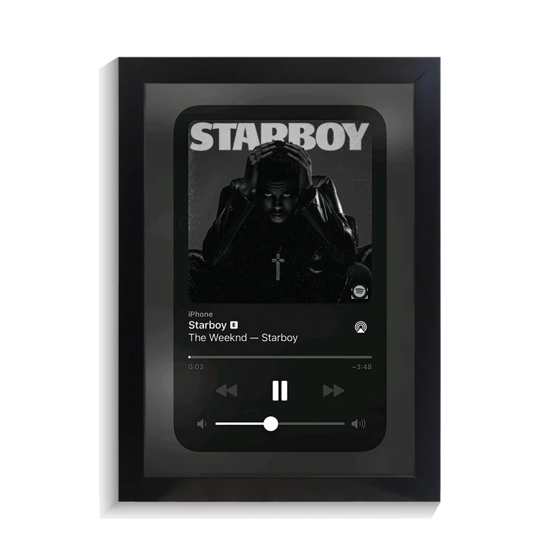 تابلو خواننده طرح موزیک پلیر starboy د ویکند کد PF-20574