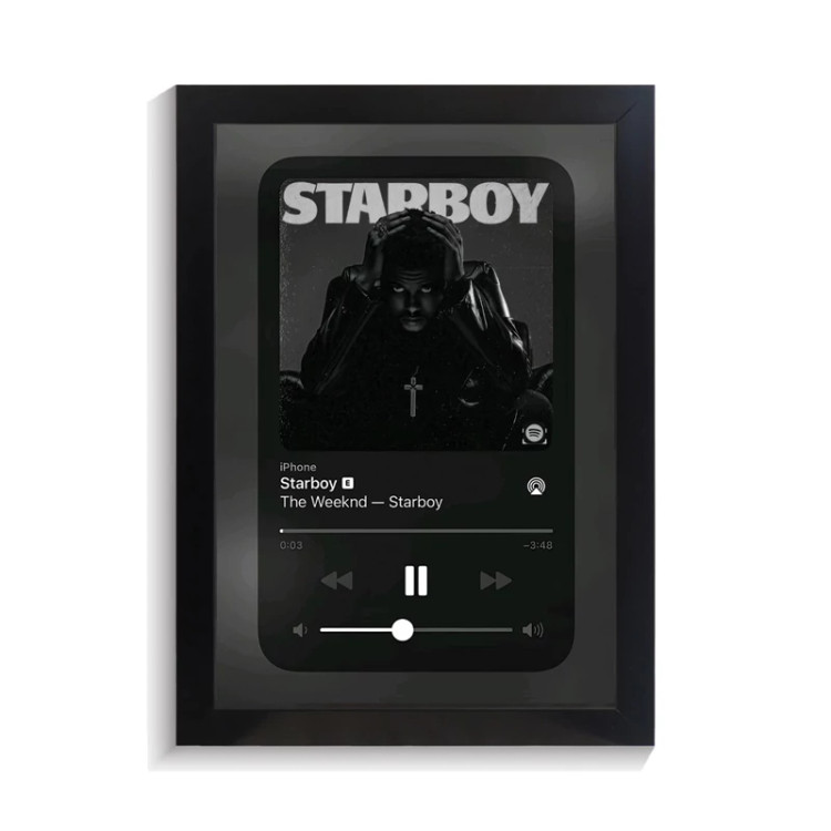 تابلو خواننده طرح موزیک پلیر starboy د ویکند کد PF-20574