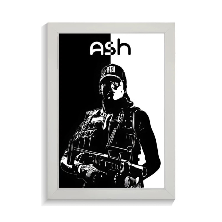 تابلو گیمینگ طرح ash رینبو سیکس کد PF-30213