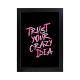 تابلو انگیزشی طرح CRAZY IDEA کد PF-13008 لوژین