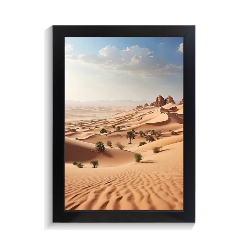تابلو منظره طرح بیابان کد PF-22011