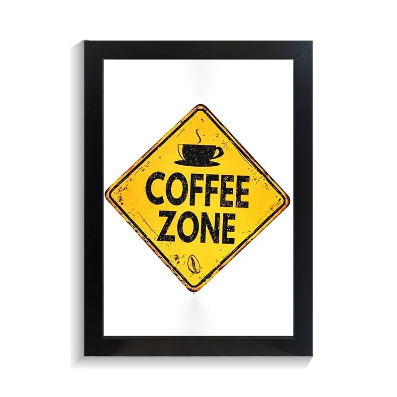 تابلو کافه و رستوران طرح COFFE ZONE کد PF-29003