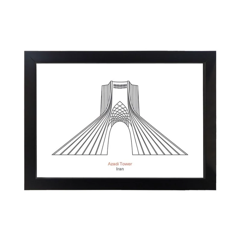 تابلو تاریخی طرح برج آزادی کد PF-18004