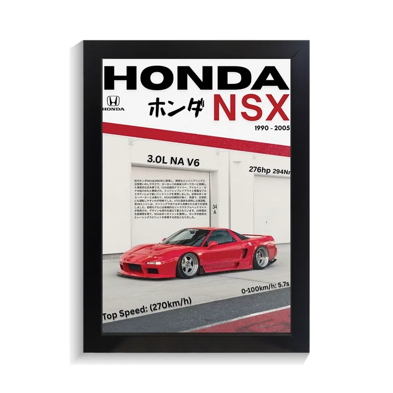 تابلو ماشین طرح هوندا NSX کد PF-23291