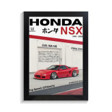 تابلو ماشین طرح هوندا NSX کد PF-23291