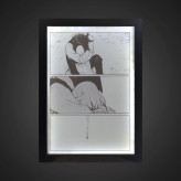 تابلو بک لایت انیمه ای طرح The Girl From the Other Side کد LPF-11039