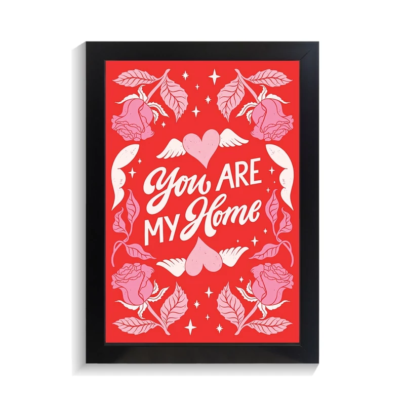 تابلو عاشقانه طرح you are my home کد PF-27072