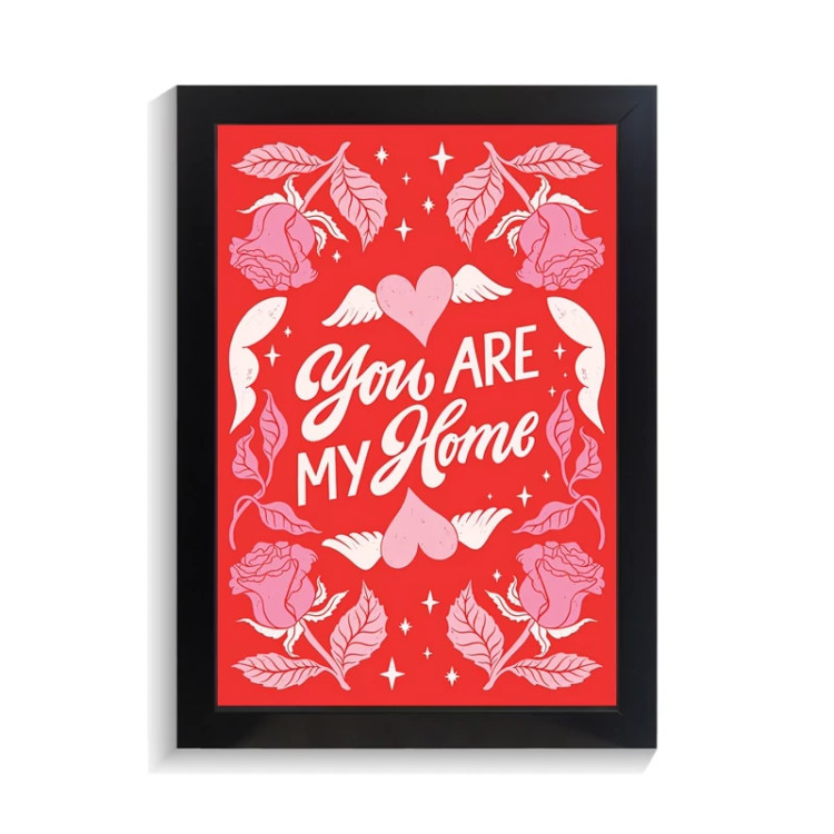 تابلو عاشقانه طرح you are my home کد PF-27072