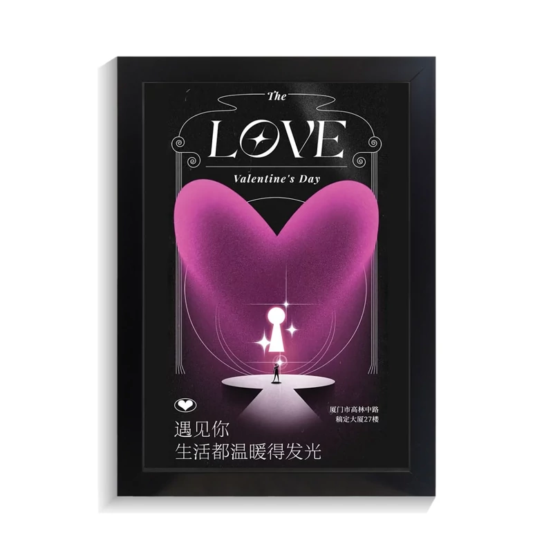 تابلو عاشقانه طرح valentine کد PF-27081