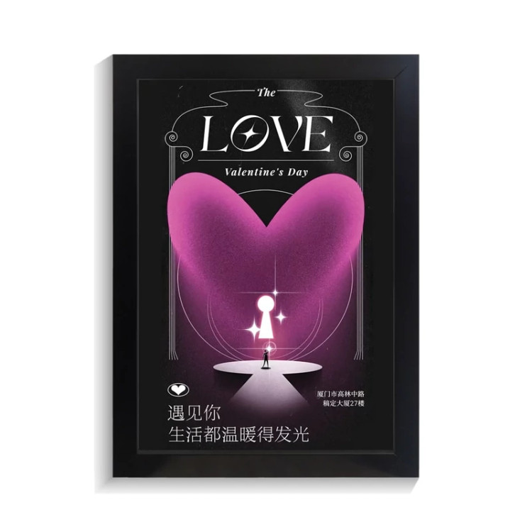 تابلو عاشقانه طرح valentine کد PF-27081