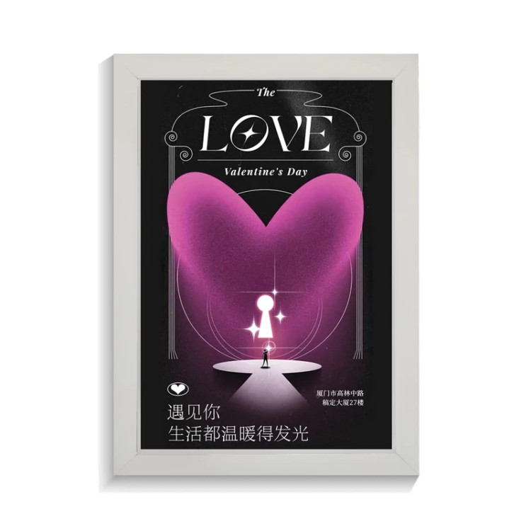 تابلو عاشقانه طرح valentine کد PF-27081