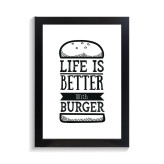تابلو کافه و رستوران طرح BURGER کد PF-29008