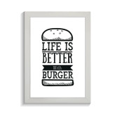 تابلو کافه و رستوران طرح BURGER کد PF-29008