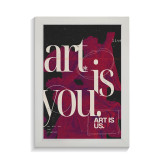 تابلو عاشقانه طرح art is you کد PF-27079