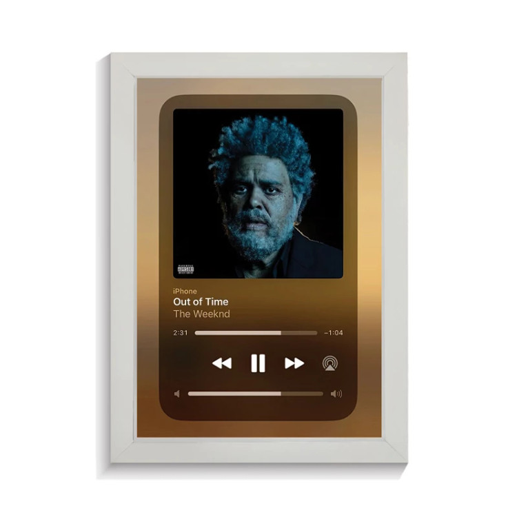 تابلو خواننده طرح موزیک پلیر out of time د ویکند کد PF-20565