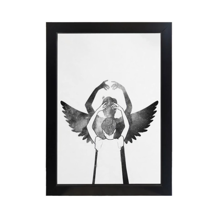 تابلو دخترانه طرح فرشته کد PF-25009