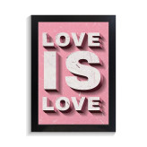 تابلو عاشقانه طرح love is love کد PF-27070