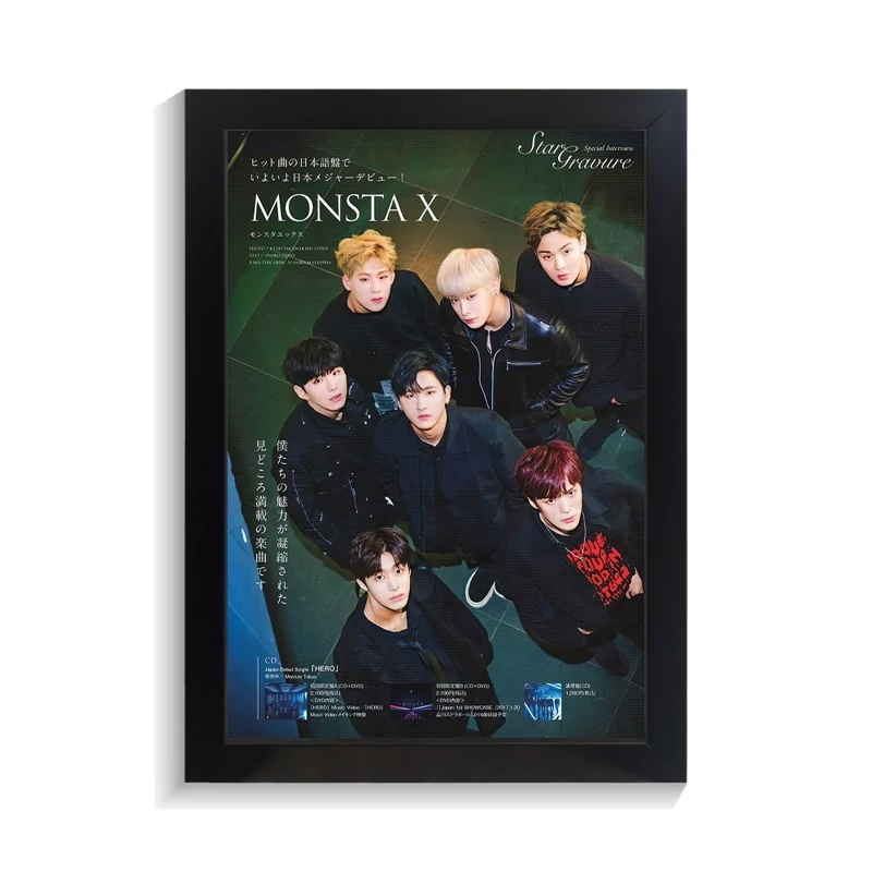 تابلو خواننده طرح Monsta x کد PF-20233